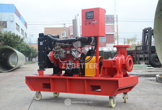 High-Performance Diesel Fire Pump Set – Continuous Water Supply for Industrial and Commercial Safety