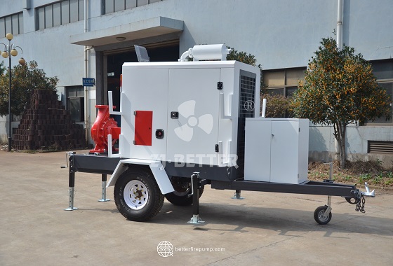 Emergency Firefighting Trailer Pump – Rapid Deployment On-Site Water Supply Equipment