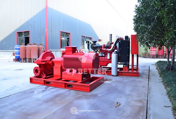 Flexible and Efficient Dual Pump System for Multi-Scenario Firefighting Water Supply Needs