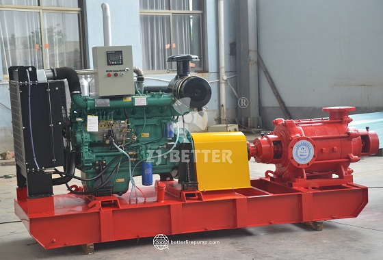 High-Pressure and Stable Water Supply: Reliable Protection of Multistage Diesel Fire Pump in Large Buildings