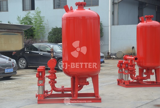 Vertical Pressure Tank System: A Compact and Stable Fire Pressure Solution