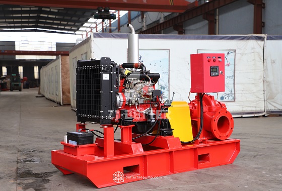 Engineering-Grade Diesel Fire Pump Set with High Head, High Flow, and Superior Durability
