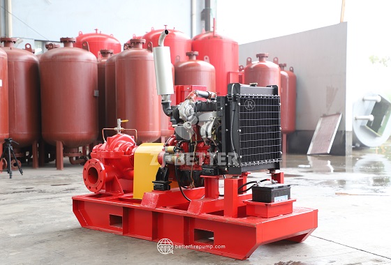 Engineering-Grade Diesel Fire Pump Set with High Head, High Flow, and Superior Durability