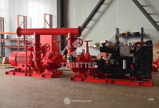 Fire Safety Enhancement with Efficient Pressure-Maintenance and Main Pump Linkage Systems