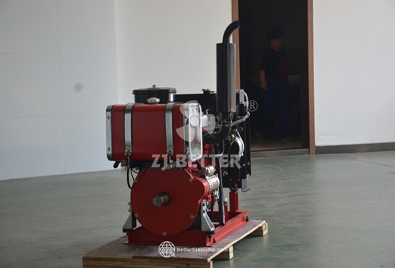 Engine-Driven Fire Pump Unit for Improved Initial Fire Water Supply Reliability