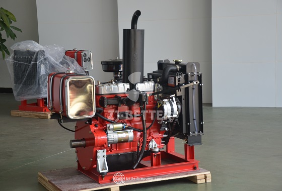 Engine-Driven Fire Pump Unit for Improved Initial Fire Water Supply Reliability