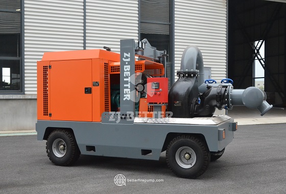 Long-Distance Water Transfer Mobile Diesel Pump Vehicle for Water-Scarce Firefighting