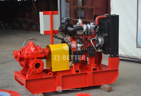 High-Pressure Diesel Fire Pump for High-Rise Buildings Ensuring Vertical Water Supply Reliability