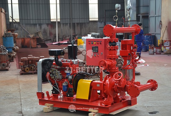 Multi-Power Configuration Diesel Fire Pump Unit | High-Efficiency Fire Water Supply