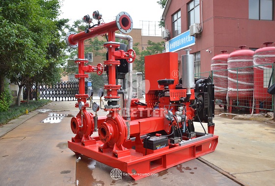 High-Flow Diesel Fire Pump Package for Demanding Sprinkler and Hydrant Applications