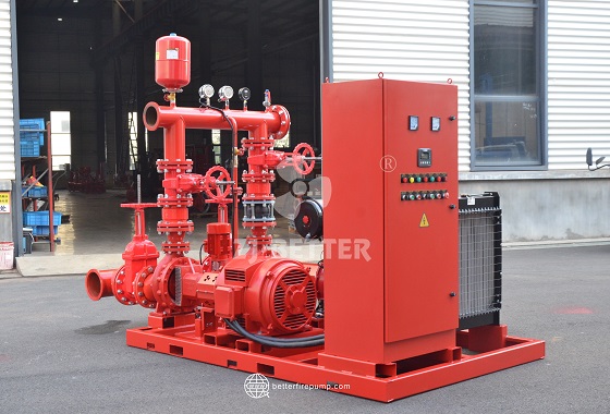 Electric Driven Fire Water Supply Unit for Multi-Zone Fire Networks