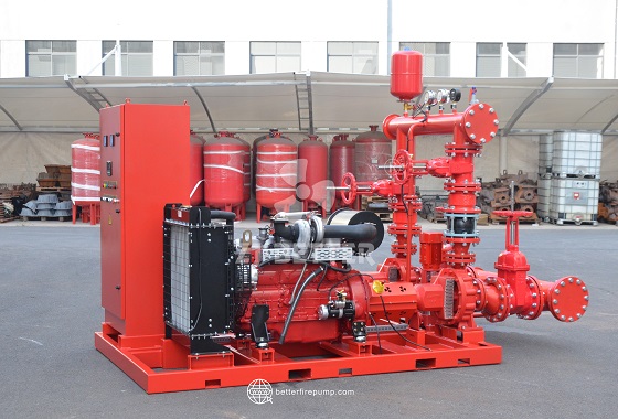 Electric Driven Fire Water Supply Unit for Multi-Zone Fire Networks