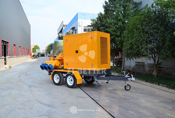 Multi-Outlet Mobile Fire Pump for Multi-Zone Firefighting Demand