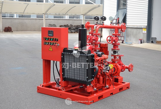 Diesel Powered Fire Water Supply Unit for Multi-Point Firefighting Demand