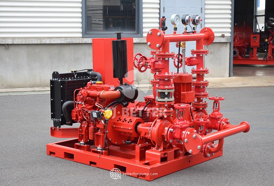 Diesel Powered Fire Water Supply Unit for Multi-Point Firefighting Demand
