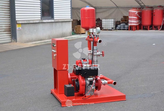 Building Fire Water Pressure Control System to Keep Fire Networks Standby-Ready