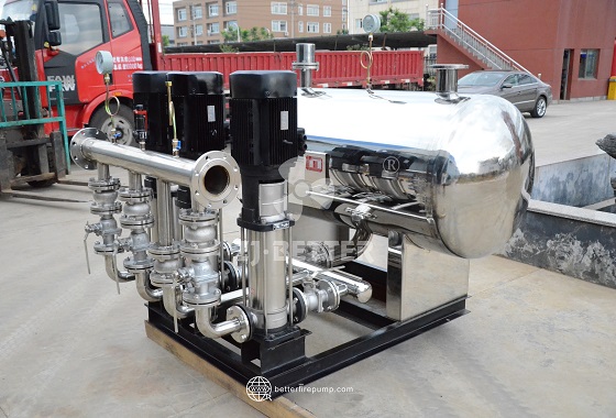 Stainless Steel Fire Pressure Water Supply Unit for Multiple Operating Conditions