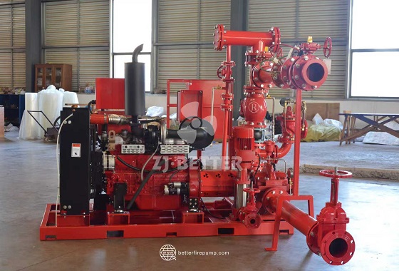 Diesel Fire Pump with Integrated Valve and Piping System for Precise and Stable Fire-Fighting Water Supply