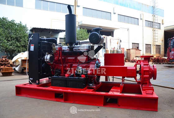 Diesel Fire Pump Unit with Efficient Cooling System for Long-Time Stable Operation