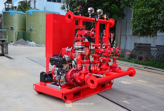 Dual Pump Redundant Fire Pump Unit for Continuous Water Supply Safety