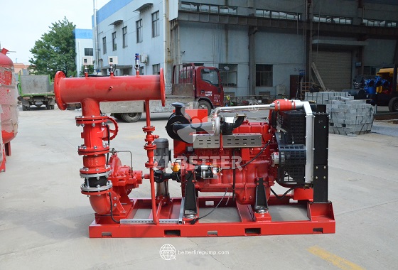 Diesel Fire Pump System for Hydrant and Sprinkler Water Supply