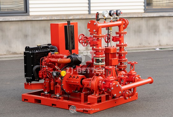 High Head Electric Motor Fire Pump Unit for Fixed Firefighting Systems