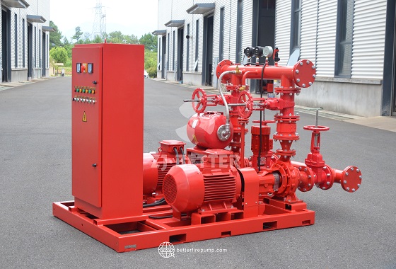 Automatic Controlled Electric Fire Pump Equipment Compatible with Multiple Fire Codes