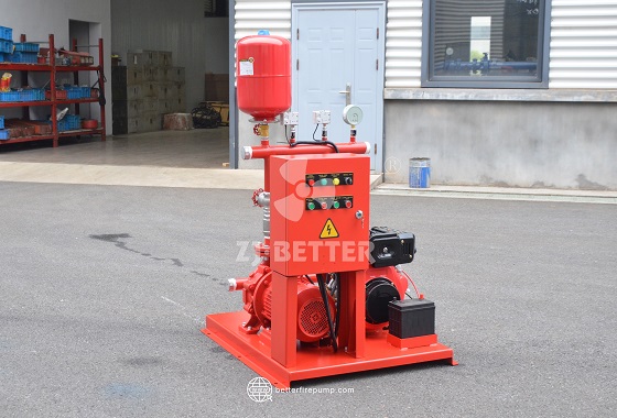 Stable Operation of Integrated Electric Fire Pump Units for Automatic Sprinkler Systems