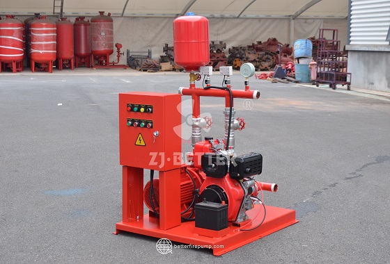 Stable Operation of Integrated Electric Fire Pump Units for Automatic Sprinkler Systems