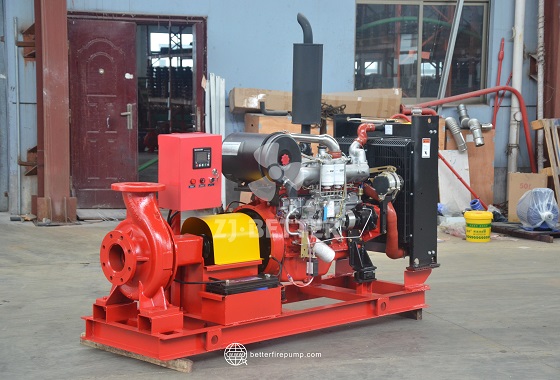 Industrial Grade Diesel Fire Pump Unit for Warehouses and Large Facilities