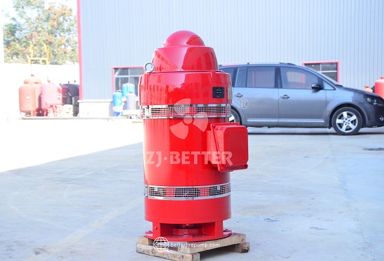 Vertical Electric Motor Solution for Fire Pump Rooms