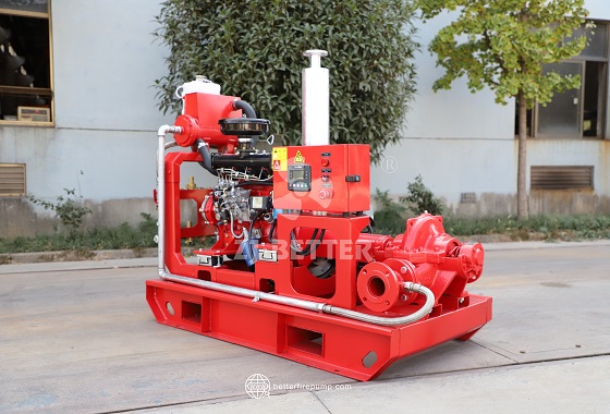 Standalone Diesel Powered Fire Pump Unit for Reliable Firefighting During Power Failure