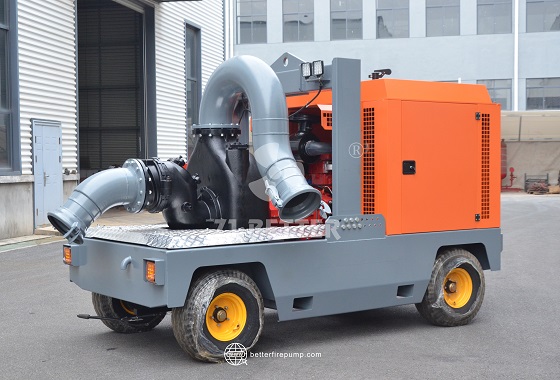High Flow Mobile Diesel Fire Pump for Emergency Firefighting and Drainage Applications