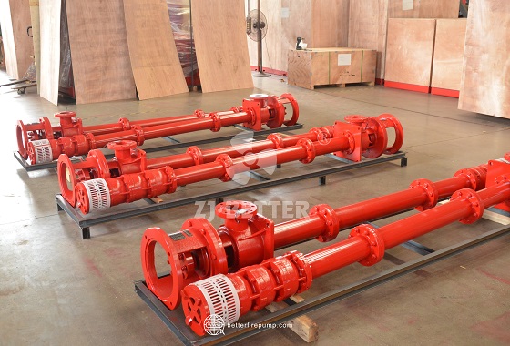 Continuous Duty Vertical Turbine Fire Pump Water Supply System