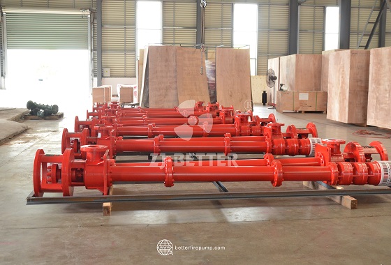 Continuous Duty Vertical Turbine Fire Pump Water Supply System