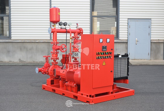 Fire Pump Unit with Integrated Control Panel for Automatic Start and Stable Pressure