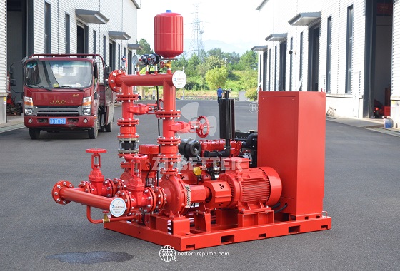 Stability Analysis of Electric Fire Pump Systems with Pressure Control Functions