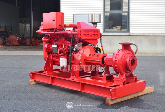 Diesel Fire Water Pump for Factories and Warehouses with Instant Emergency Start