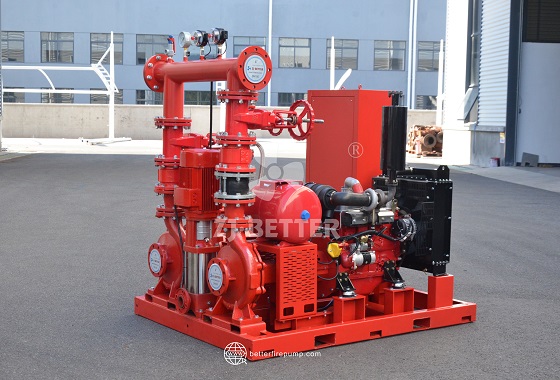 High Head Diesel Fire Pump Package for High-Rise and Large Building Fire Protection