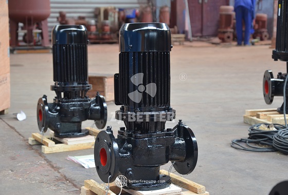 Vertical Inline Fire Pump for Compact High-Pressure Fire Water Boosting