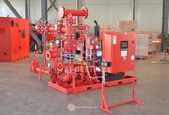Fully Automatic Diesel Engine Fire Pump for High-Head Emergency Firefighting