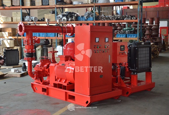 Integrated Piping Fire Pump Package Designed for Long-Term Fixed Fire Systems