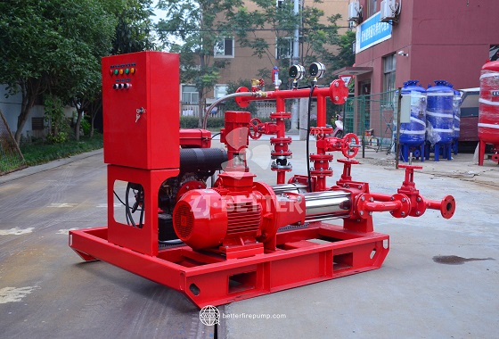 Electric Fire Pump Set Integrated High-Pressure Fire Water Supply System