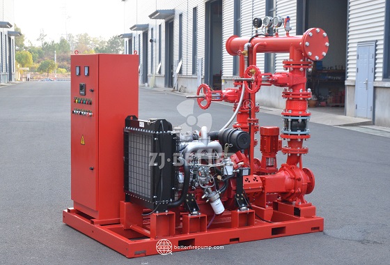 Diesel Driven Fire Pump Set for Emergency Water Supply Without Power Source