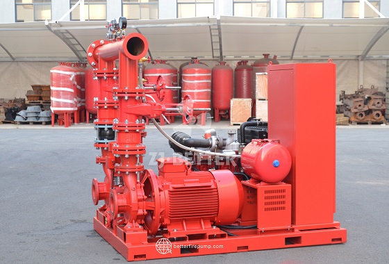 Diesel Driven Fire Pump Set for Emergency Water Supply Without Power Source