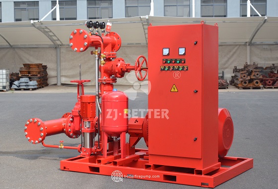Fixed Fire Pump Unit Designed for Continuous Standby Fire Protection Systems