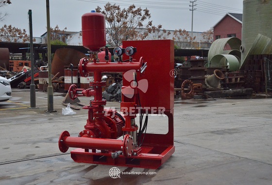High Efficiency Vertical Multistage Jockey Fire Pumps for Stable Fire Protection Systems