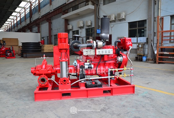 Heavy Duty Horizontal Fire Pump for Critical Fire Protection Systems