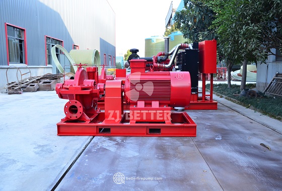 Dual Pump Diesel Fire Pump System for Uninterrupted Water Supply