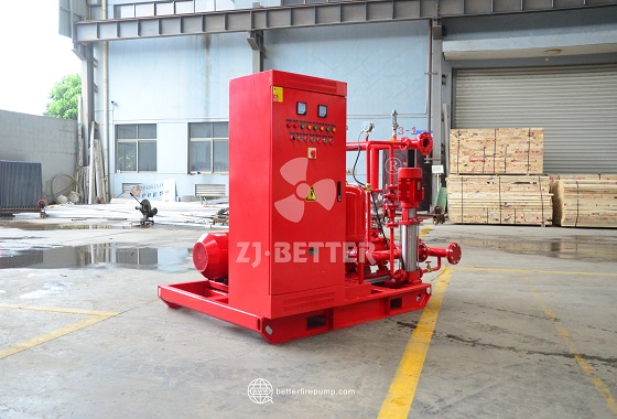 Heavy-Duty Diesel Driven Fire Pump Unit for High-Pressure Firefighting Water Supply